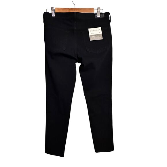 AG Adriano Goldschmied Prima Mid-Rise Cigarette Jeans Women's Size 30 Dark NWT - Picture 2 of 9